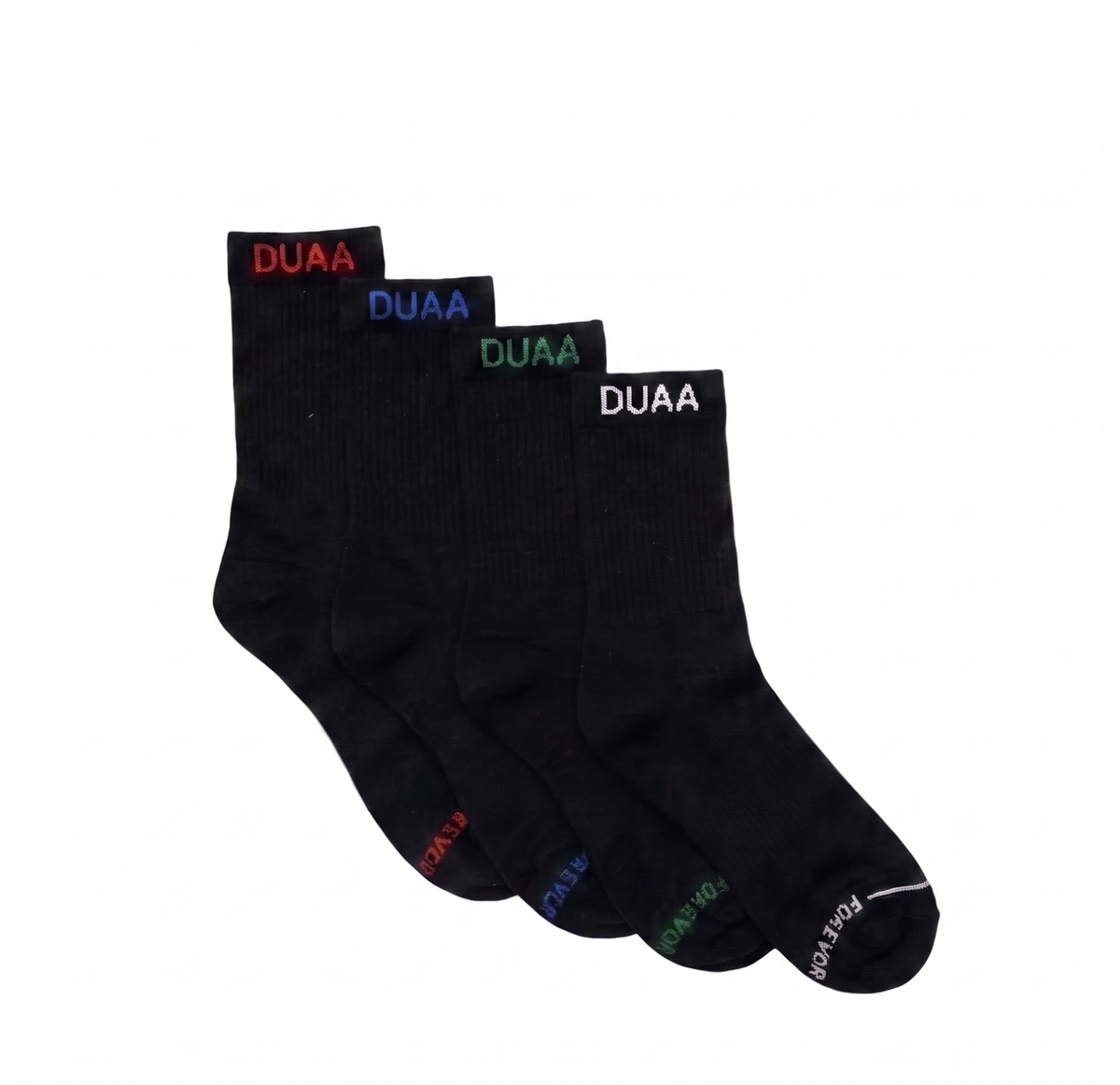 DUAA ELITE SOCKS 4PACK “BLACK”