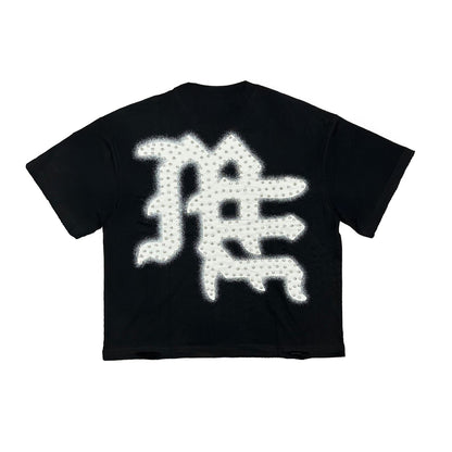 MIXED EMOTION NEVER DIE RHINESTONE END TEE