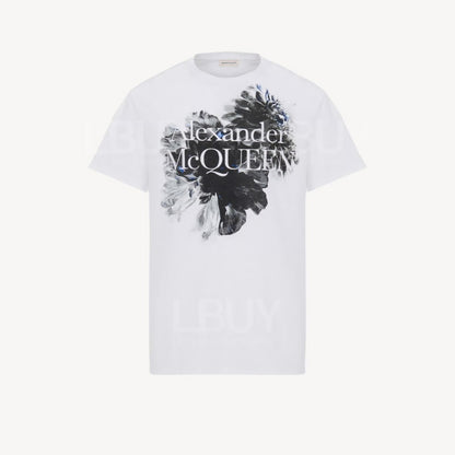 Alexander McQueen Dutch Flower Logo T-shirt
