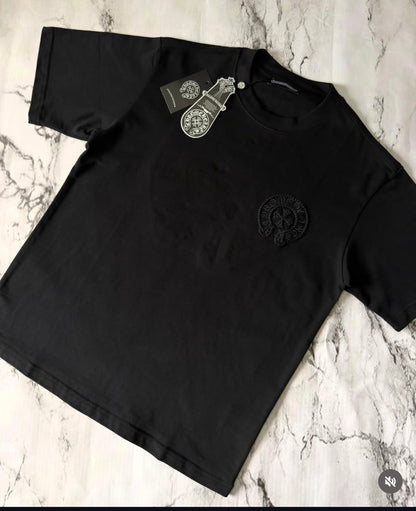Chromehearts black Embroidered Tshirt