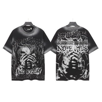 HELLSTAR SEE NO EVIL BLACK TSHIRT