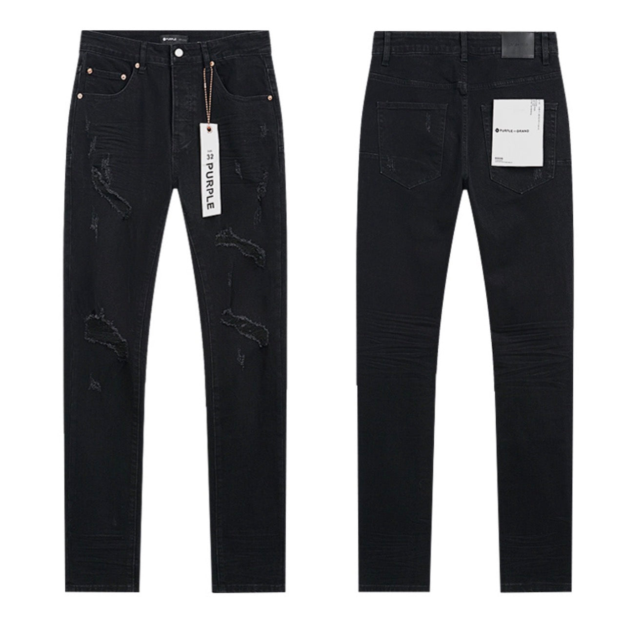 PURPLE JEANS BLACK PU161