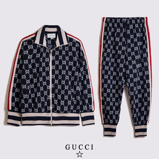SUIT GUCCI MONOGRAM BLUE