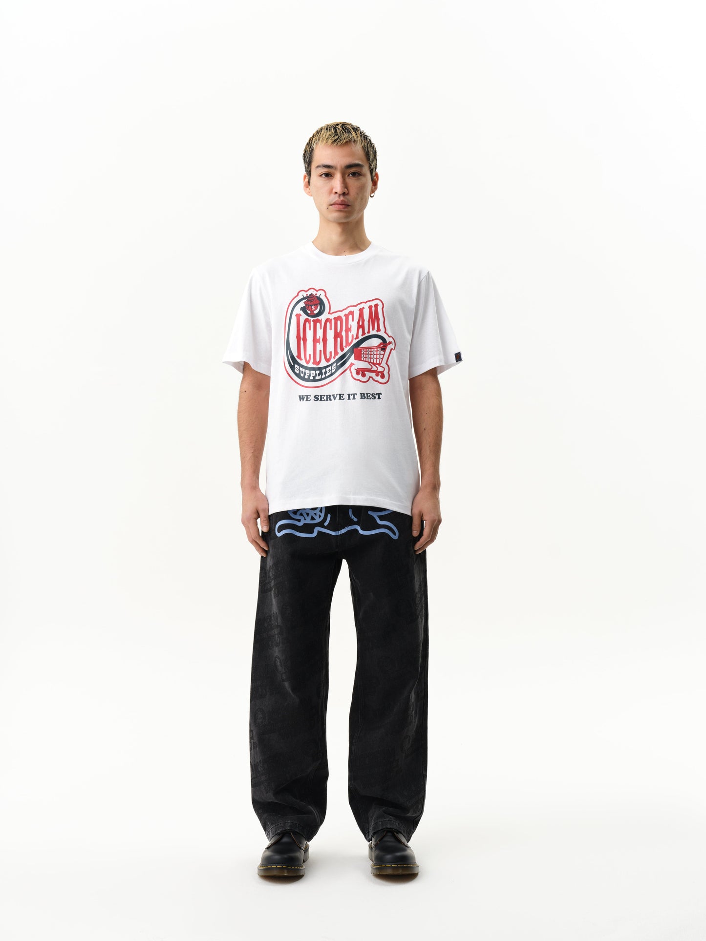 ICECREAM CONVENIENCE STORE T-SHIRT - BLACK