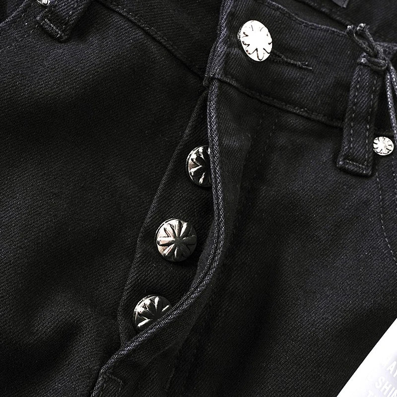 LOST SHDWS DENIM PANT BLACK/FROST