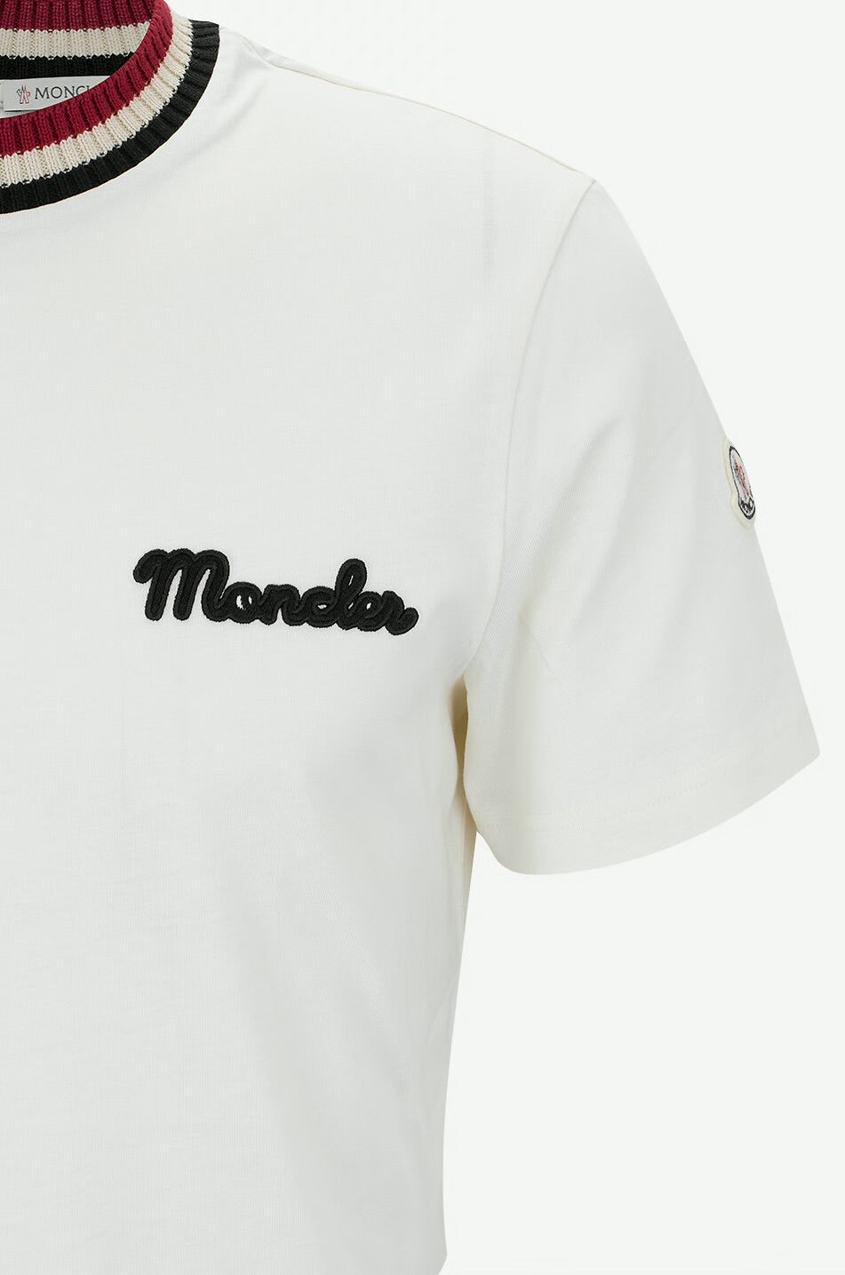 Moncler Retro Logo White Tshirt