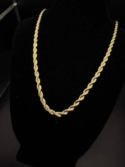 Rope Chain Oro Laminado 14K (012)