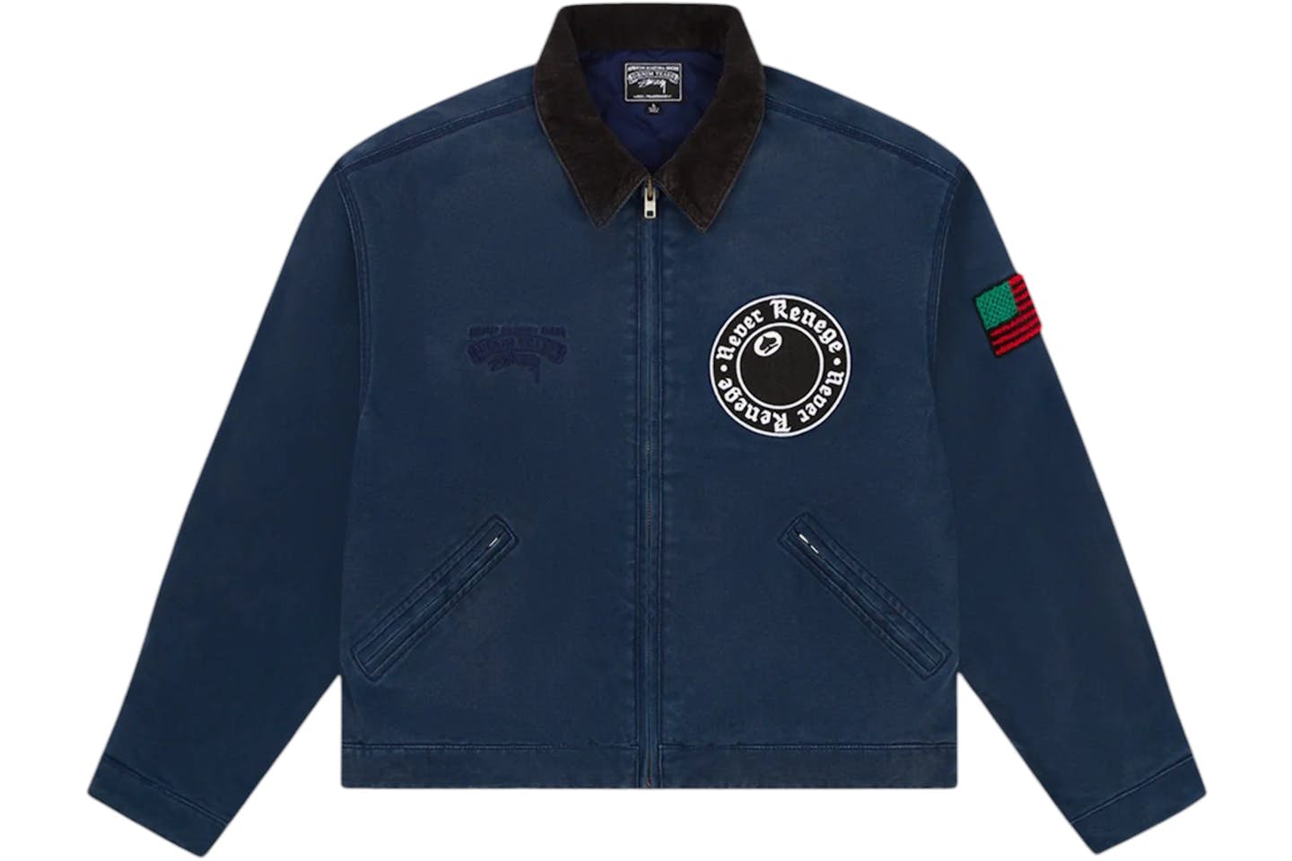 Denim Tears x Stussy Never Renege Canvas Work Jacket