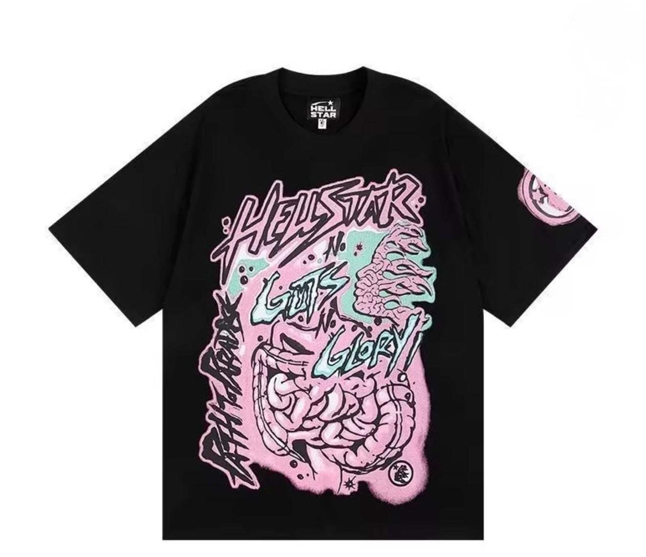 Hellstar Guts Emblem Tshirt Black