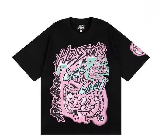 Hellstar Guts Emblem Tshirt Black
