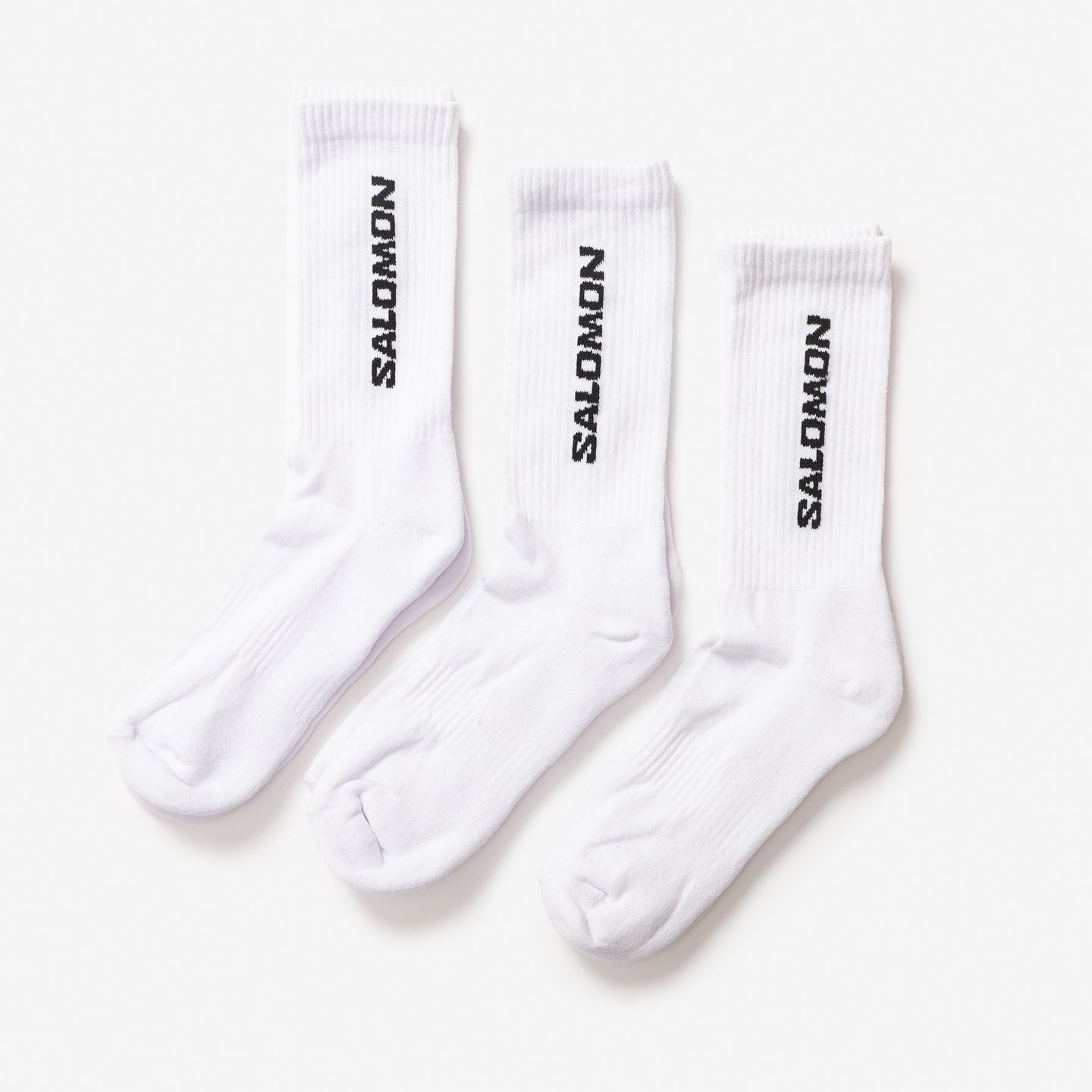 Salomon Everyday Crew 3 Pack White Socks White