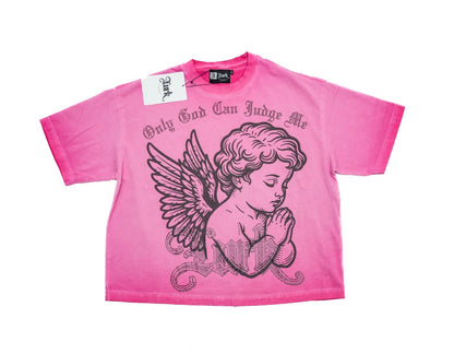 LURK BRAND “LURK PRAYING ANGEL PINK VERSION BOXY FIT