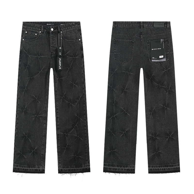 PURPLE BLACK JEANS PANT