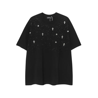 CHROMEHEARTS RHINESTONE TSHIRT BLACK