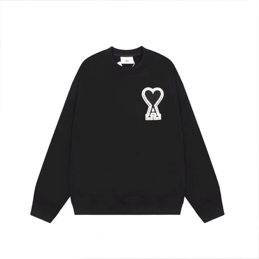 Ami Paris Crewneck Coeur black