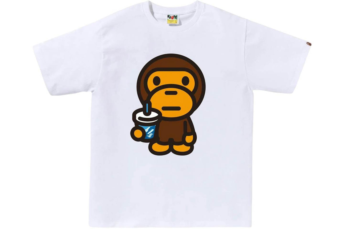 Bape baby Milo Juice summer White Tshirt