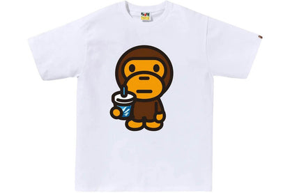 Bape baby Milo Juice summer White Tshirt