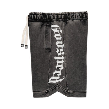 Godspeed Mens Courtside Shorts Charcoal Wash