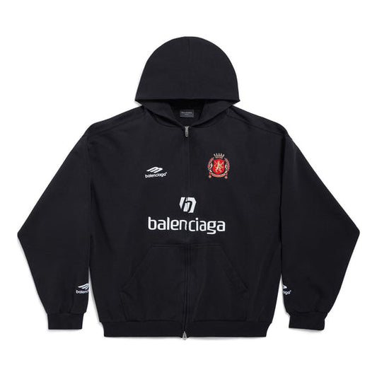 BALENCIAGA Soccer team hoodie black