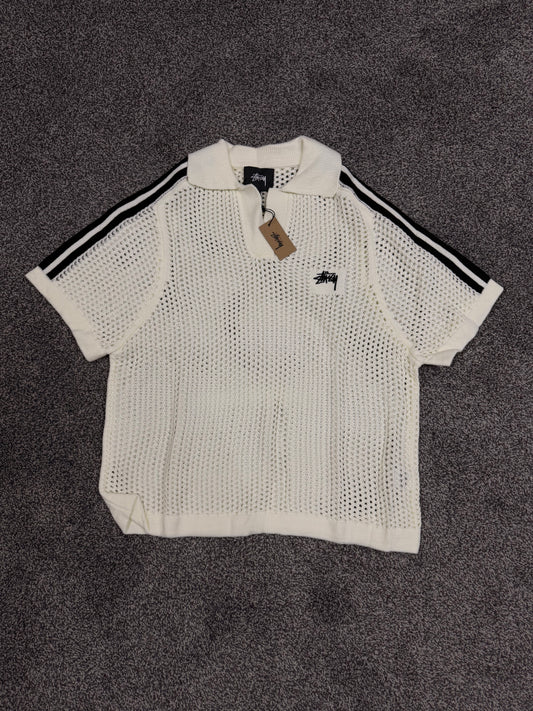 Stussy Embroidered White Tshirt