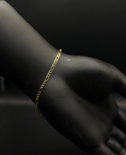 Tejido Cartier Pulso 2mm Oro laminado 14k (T02)