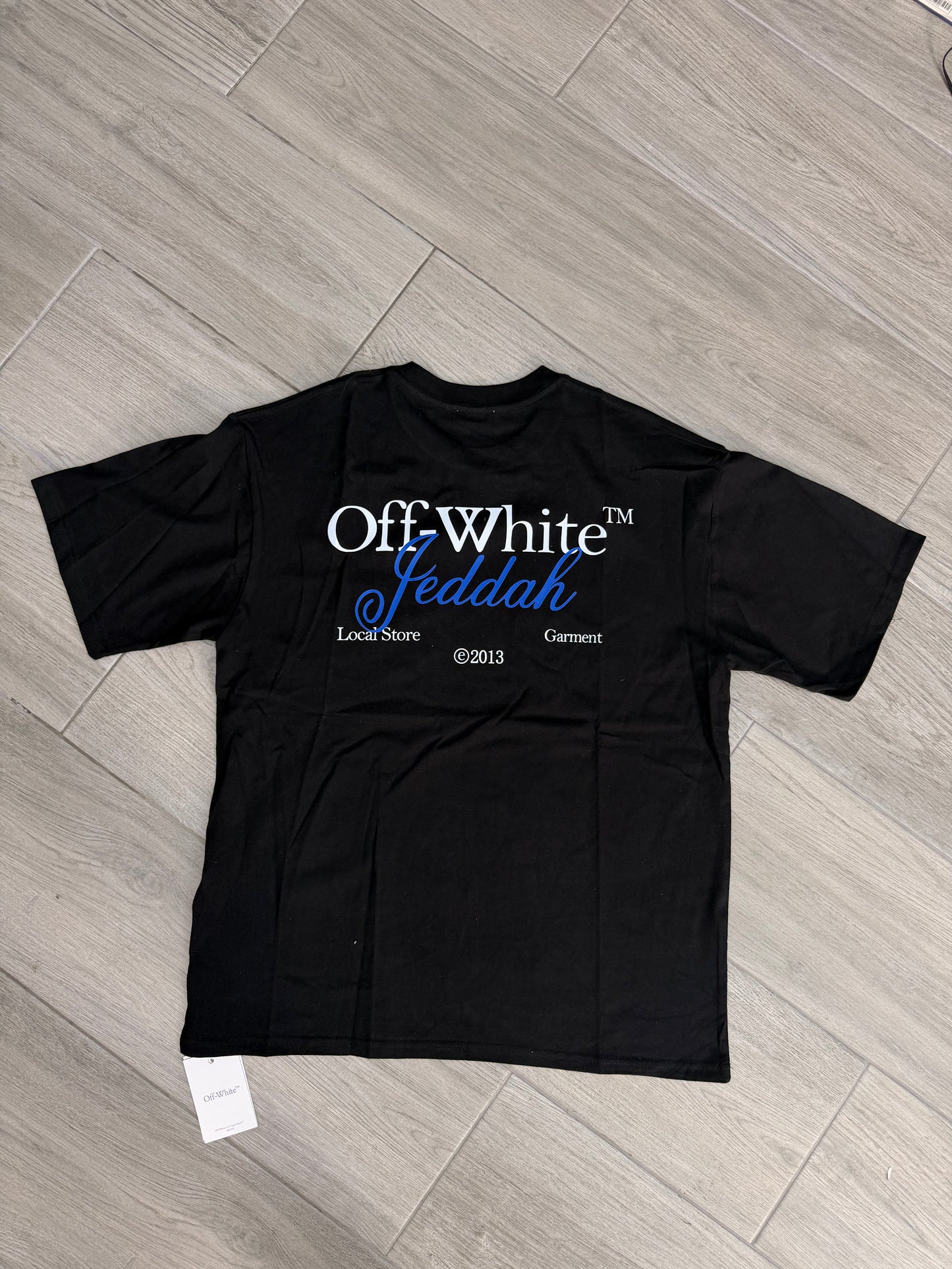 OFF WHITE JEDDAH GARMENT BLACK TSHIRT