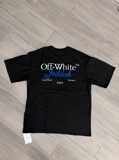OFF WHITE JEDDAH GARMENT BLACK TSHIRT