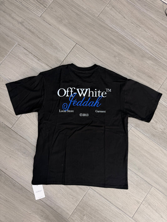 OFF WHITE JEDDAH GARMENT BLACK TSHIRT