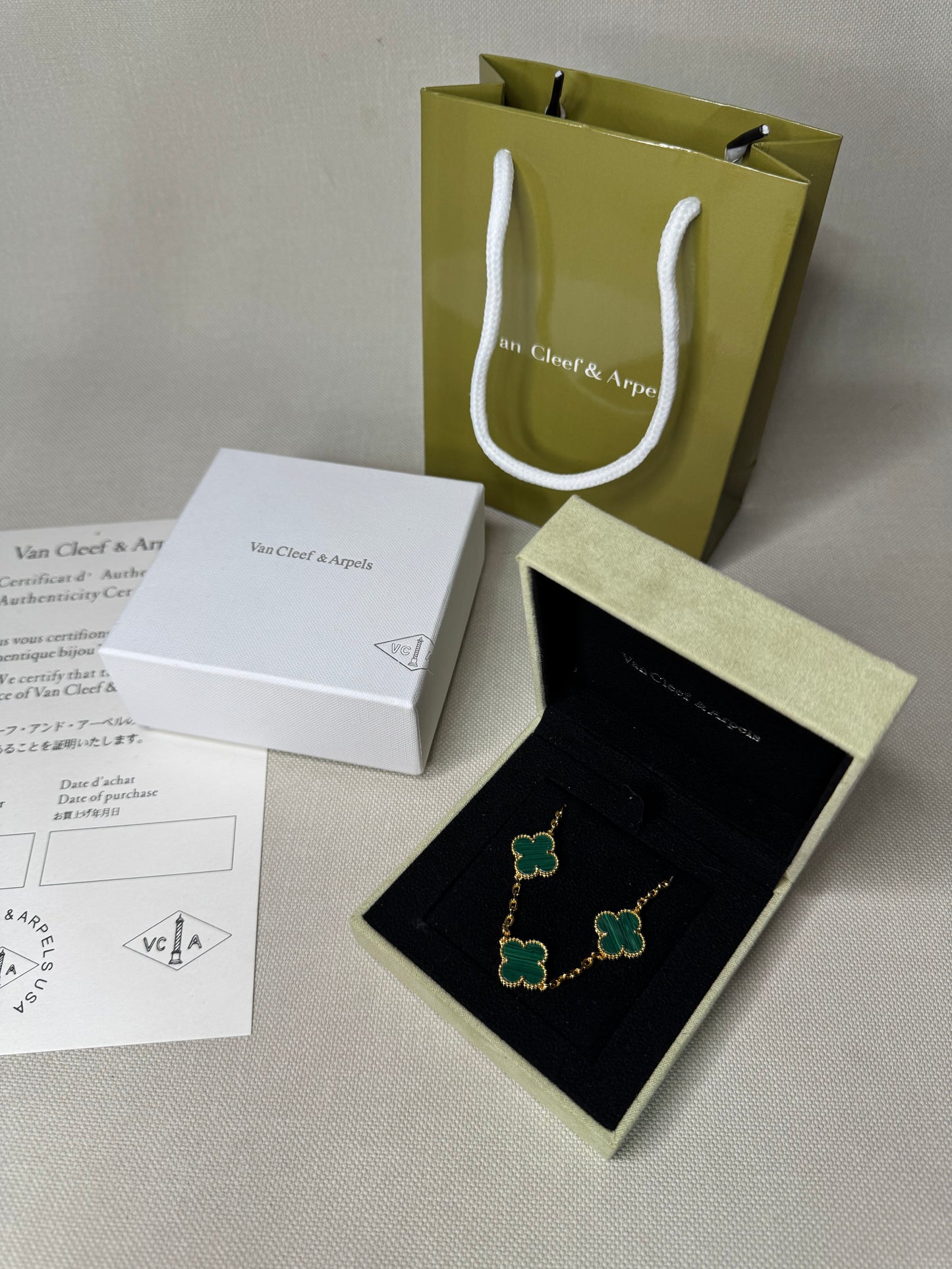 Bracelet Van Cleef Green