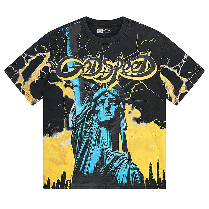 GODSPEED VOLTAGE STATUE OF LIBERTY TSHIRT