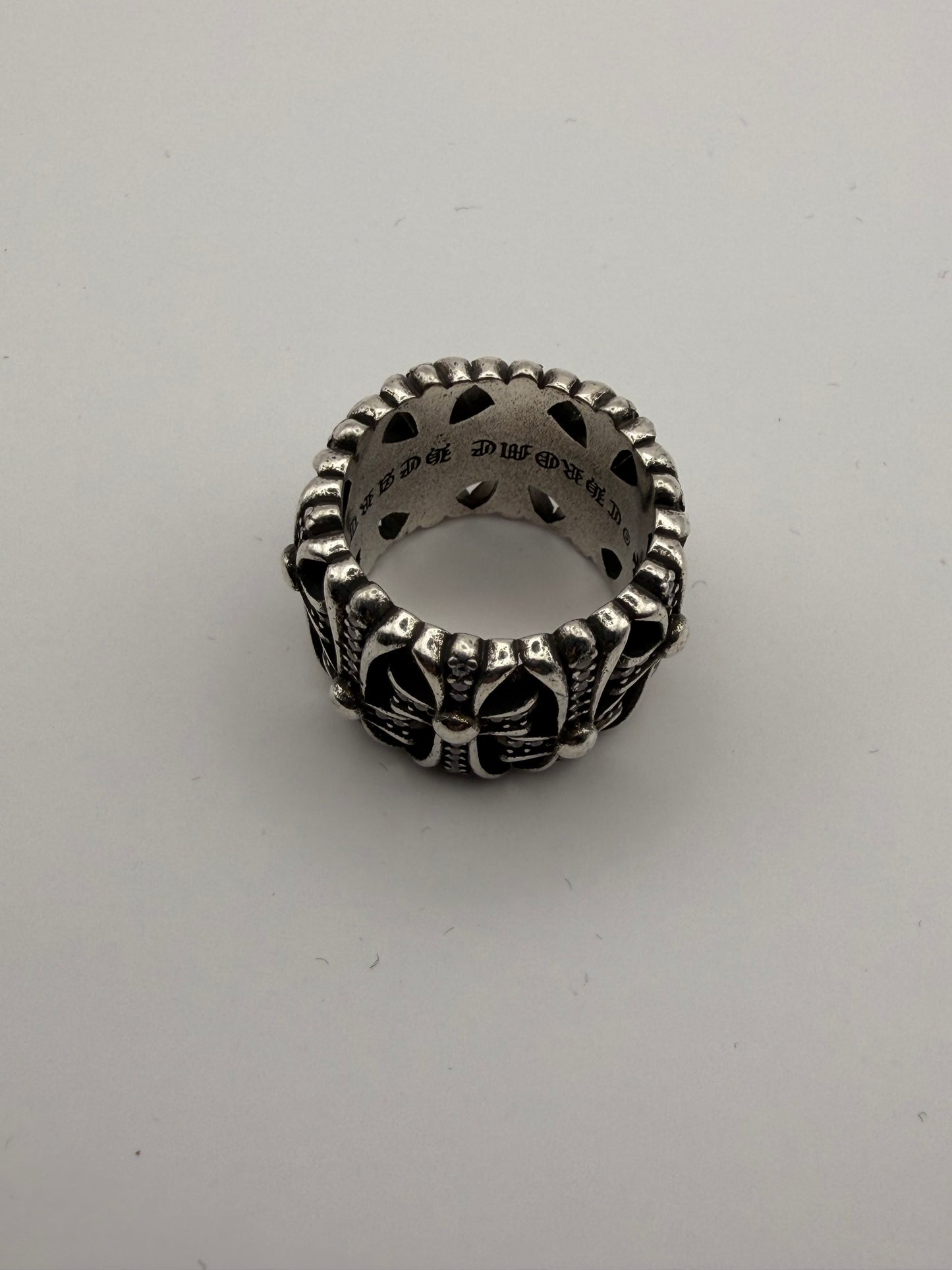 Chromehearts Cemetery Cross Ring Plata 925