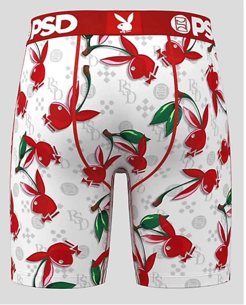 PSD x Playboy White Cherry Lux Boxer Briefs