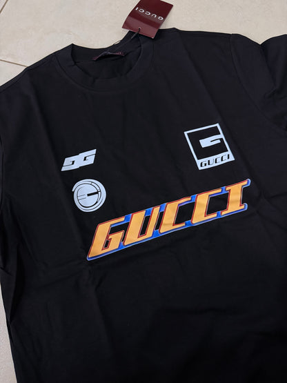 GUCCI DRER ROW BLACK TSHIRT