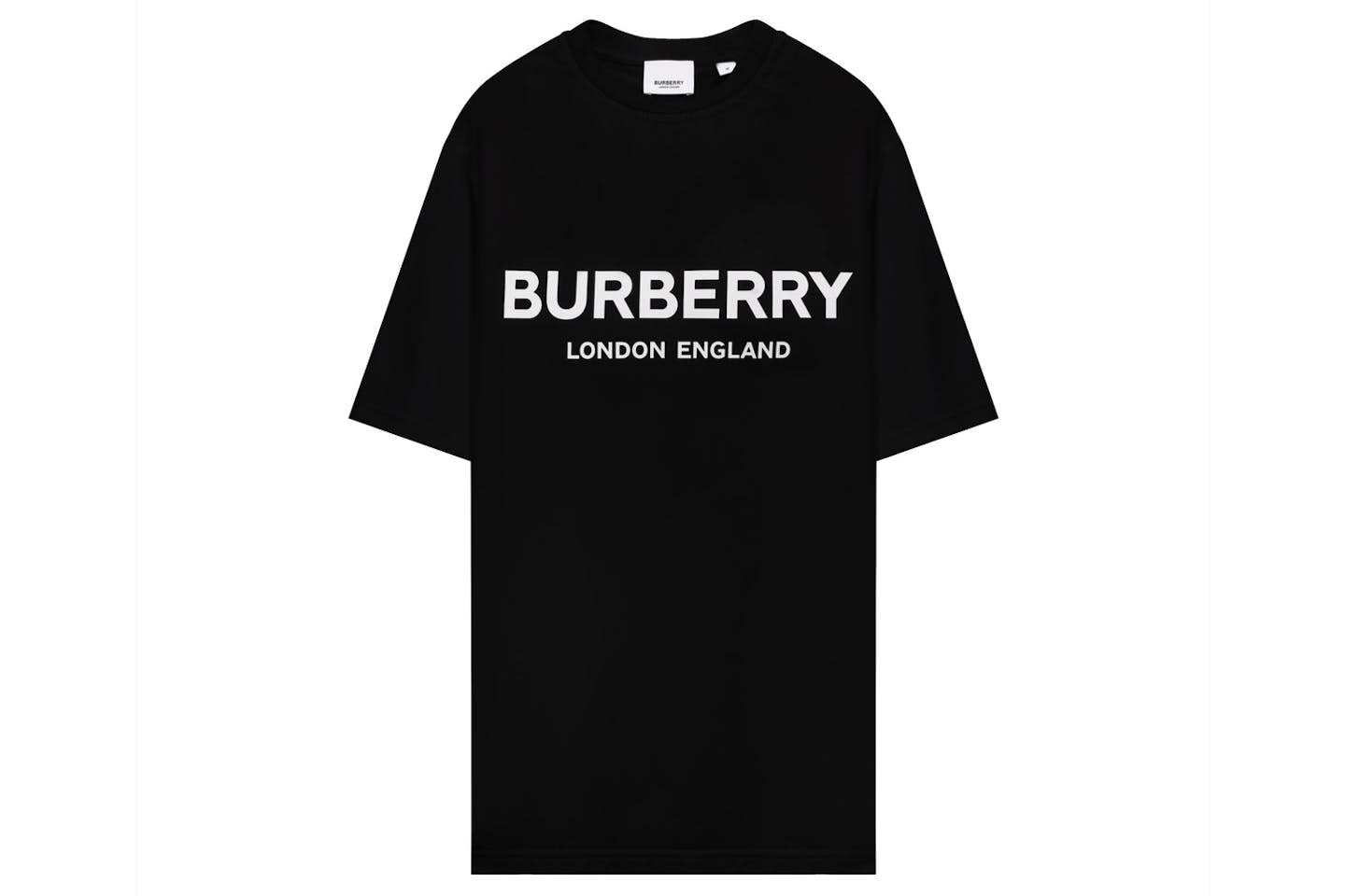 Burberry black logo tee