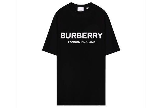 Burberry black logo tee