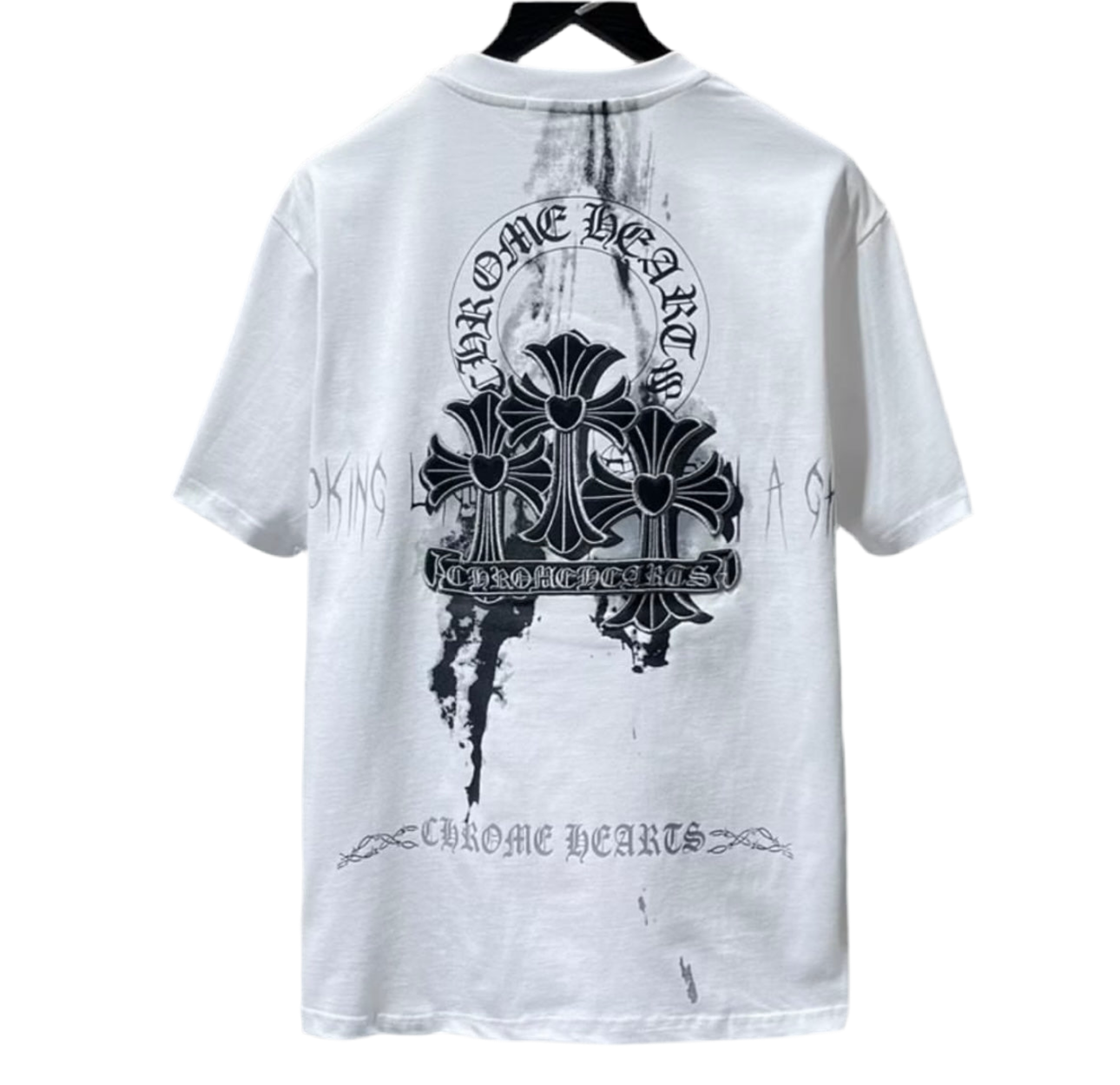 CHROMEHEARTS FADE BLACK COLORS TEE