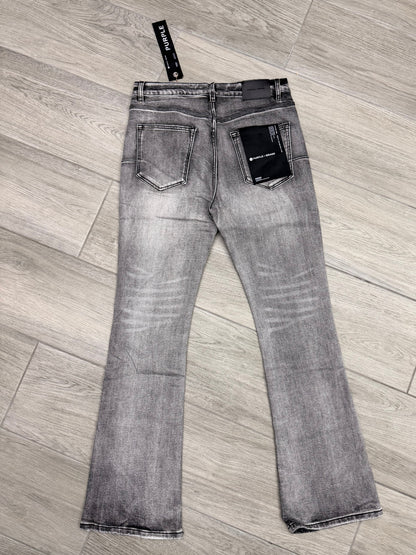 PURPLE GREY FLARED JEANS PE6365