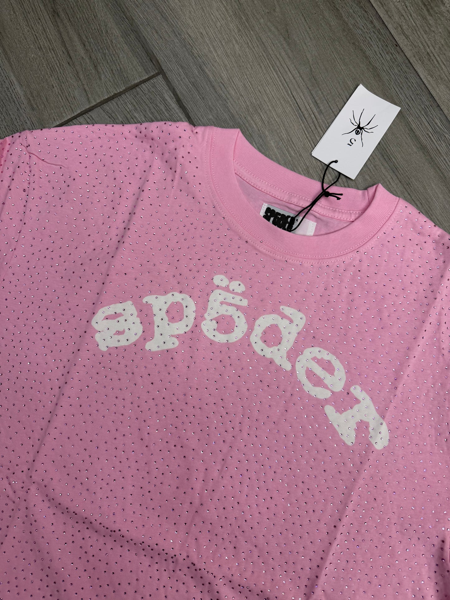 SPIDER VVS PINK TSHIRT