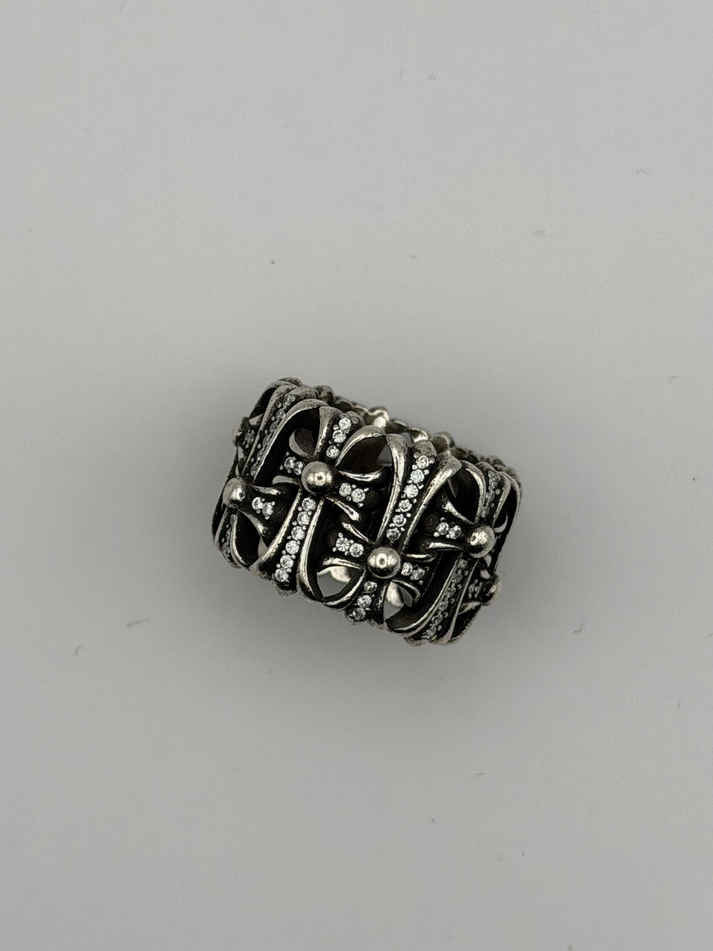 Chromehearts Cemetery Cross Ring Plata 925
