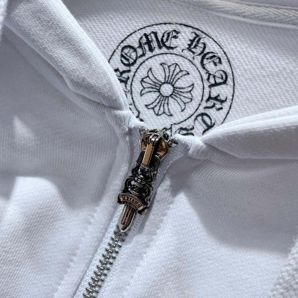 CHROMEHEARTS HORSE SHOE LOS AMGELES HOODIE WHITE