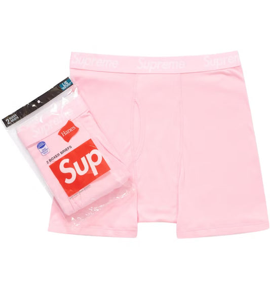 SUPREME X HANES BRIEF BÓXER 2 PACK