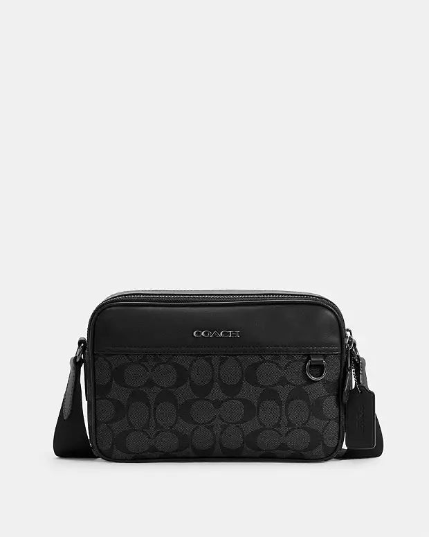 Bandolera Coach Graham Signature Canvas Black