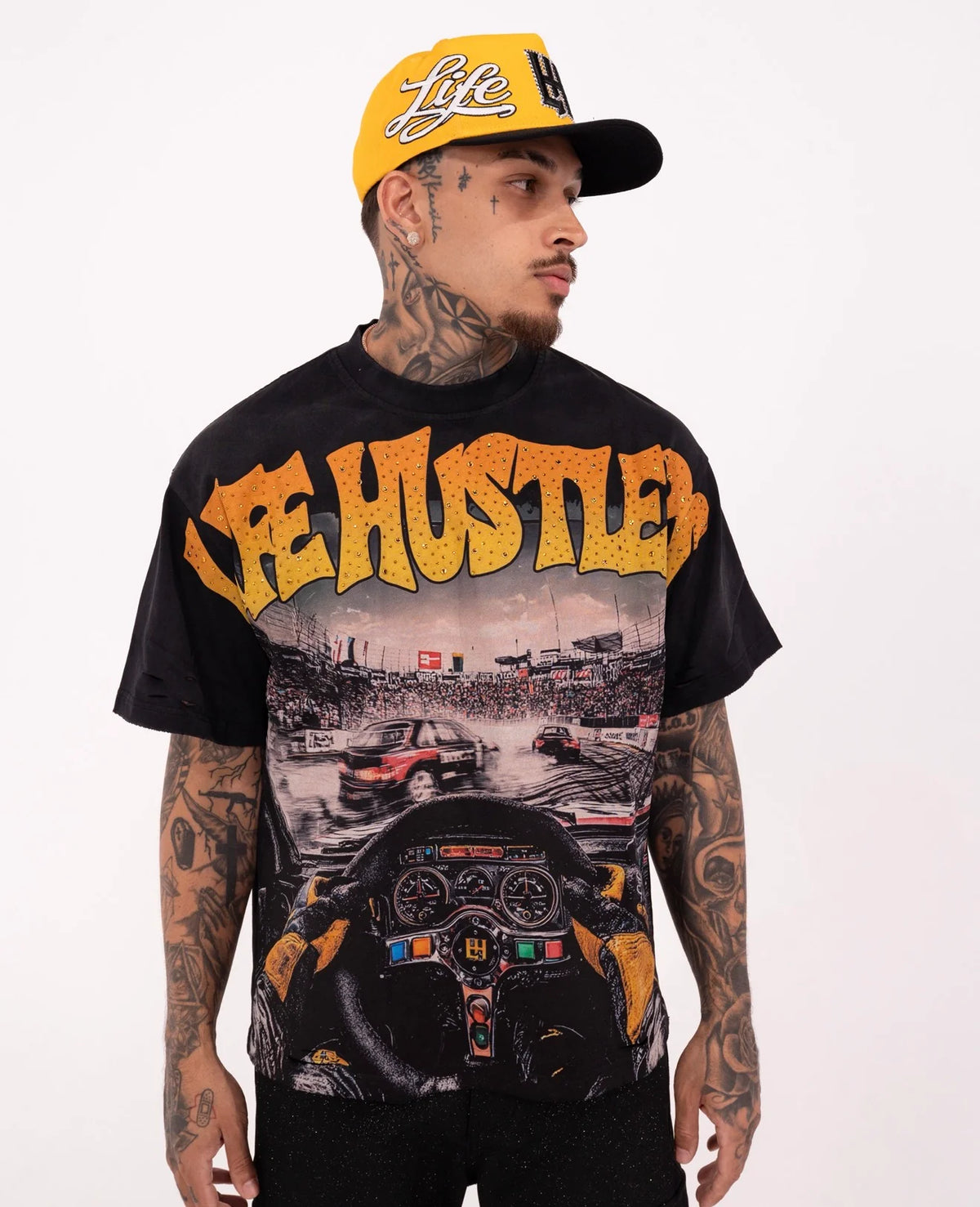 LIFE HUSTLER RACING TSHIRT