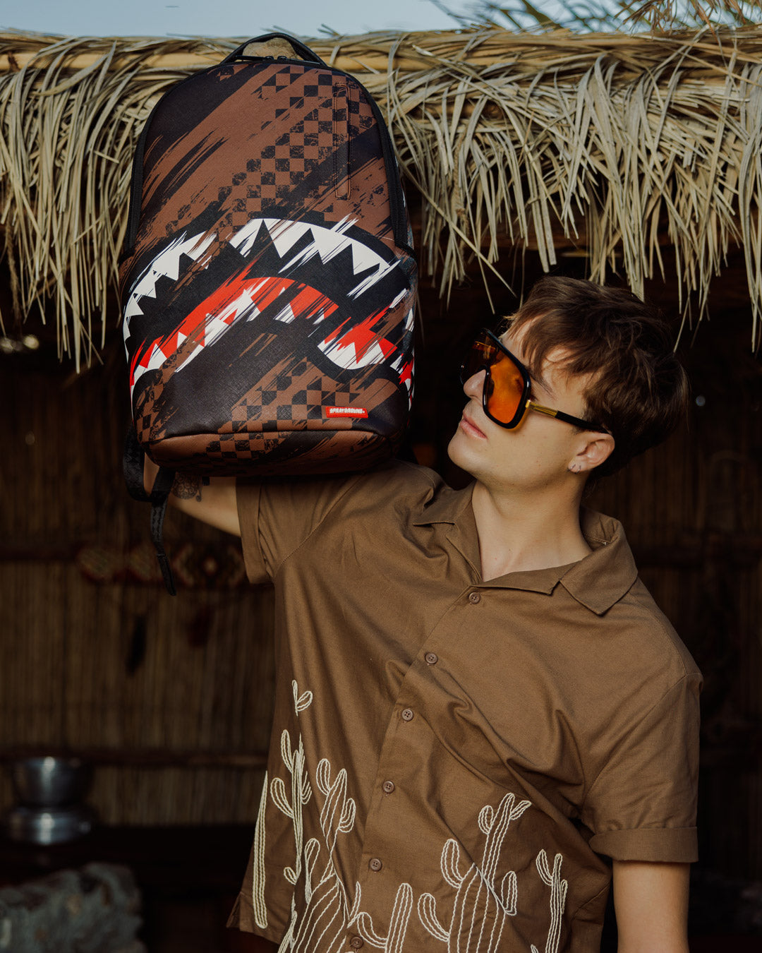 SHARKS IN PARIS DRIFT NIGHT BACKPACK SPRAYGROUND
