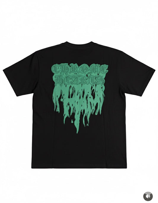 CHROMEHEARTS GREEN TSHIRT