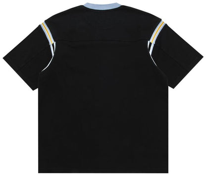 SUPREME SPLIT S/S FOOTBALL TOP BLACK