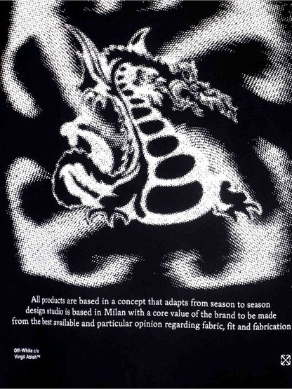 OFF WHITE DRAGON BLACK TSHIRT
