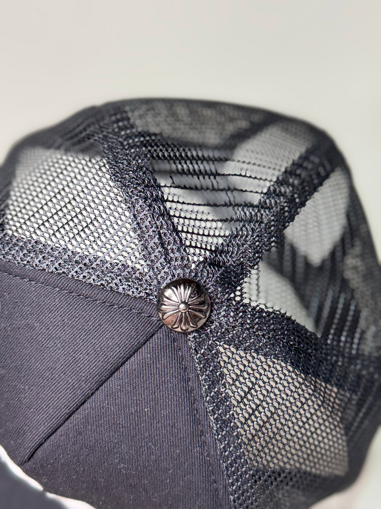 CHROMEHEARTS CEMENTERY TRUCKER HAT BLACK