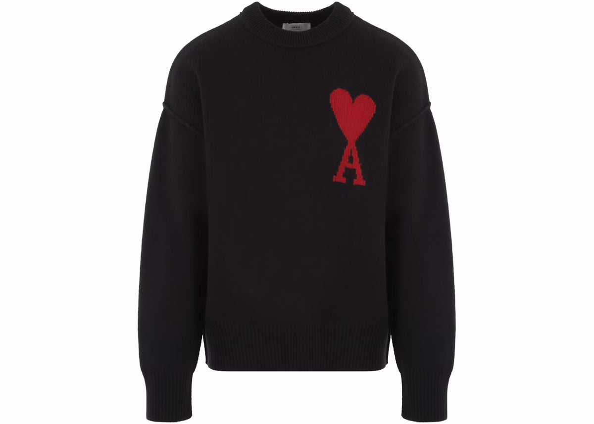 Ami Paris Crewneck Corazón Rojo