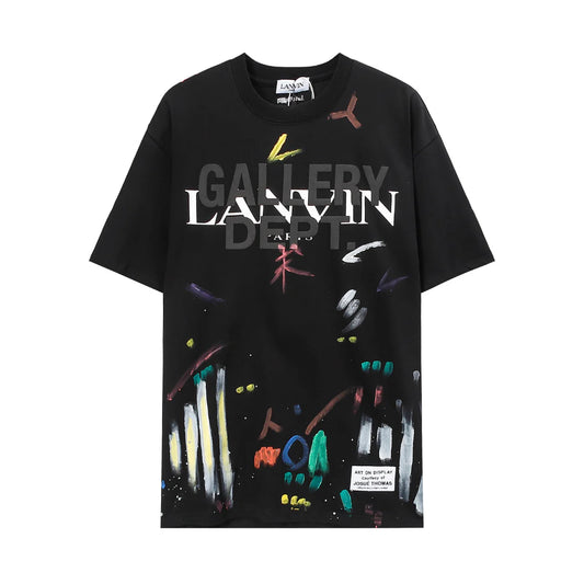 GALLERY DEPT X LANVIN TSHIRT BLACK